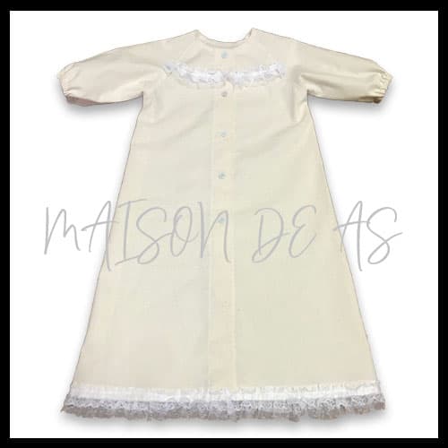 新生児用 セレモニードレスの型紙と作り方 Maison De As